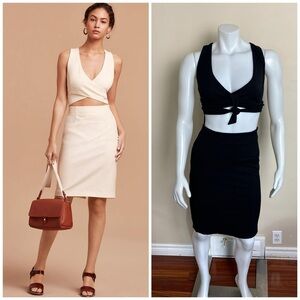 WILFRED - Cenon Dress in black. Size 0. Stretchy.